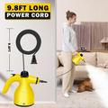 1000W Handheld Chemical-Free Steam Cleaner for Home, Kitchen, Car - Yellow