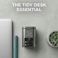 100W GaN Desktop Charging Station with 25W Wireless Charging, 2x USB-C Cables - Black