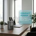 100W GaN Desktop Charging Station with 25W Wireless Charging, 2x USB-C Cables - Black