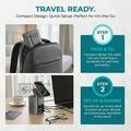 100W GaN Desktop Charging Station with 25W Wireless Charging, 2x USB-C Cables - Black