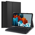 Samsung Galaxy Tab S7/S8 Bluetooth Keyboard Case - Black