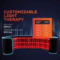 105 LEDs Red Light Therapy Belt with 5 Intensity Modes - 660nm/850nm - Black / Blue