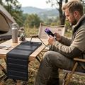 10W Foldable Solar Panel Charger for Camping & Outdoor Use