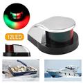 12-LED Marine Navigation Light for Boat, Yacht and Sailboat - IP67 - Red / Green