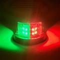 12-LED Marine Navigation Light for Boat, Yacht and Sailboat - IP67 - Red / Green