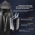 12V/24V Car Electric Kettle with Smart Temperature Control - 1200ml - Black