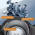 12V/24V Car Electric Kettle with Smart Temperature Control - 800ml - Black