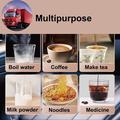 12V/24V Car Electric Kettle with Smart Temperature Control - 800ml - Black