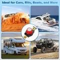 12V/24V Top Post Negative Battery Disconnect Switch Master Switch for Car, Truck, RV and Boat