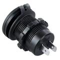 12V/24V USB Charger Socket with Voltage Display for Car, Boat, Motorcycle and Truck