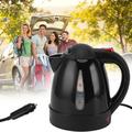 12V Portable Car Electric Water Kettle 1l - Black