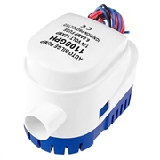12V Submersible Automatic Bilge Pump with for Boat and Pools - 1100GPH