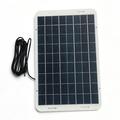 12W/18V Solar Panel Charger with 3m Cable for 12V-18V Battery Systems