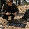 12W 5-Fold Solar Panel Charger for Camping & Outdoor Use