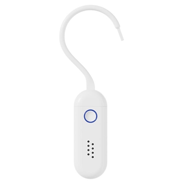 130dB Portable Door and Window Alarm with Flashing Light - White