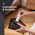130dB Portable Door and Window Alarm with Flashing Light - White