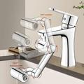 1440 Rotating Filter Faucet Extender with 3 Filters - 4-Mode - Silver