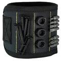 15-Magnet Magnetic Wristband Tool Holder/Organizer - Black
