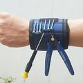 15-Magnet Magnetic Wristband Tool Holder/Organizer - Blue