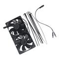 15W Solar Panel Dual Fan Ventilation System for Pet House - IP68, 18V