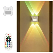 16-Colour Gradient RGB LED Night Light with Motion Sensor - Up/Down Light Projection