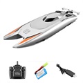 2.4GHz Remote Controlled Speedboat with Dual Motors - Silver