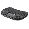 2.4Ghz Wireless Mini Keyboard with Touchpad - Black