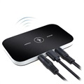 2-in-1 Bluetooth 5.0 Audio Transmitter / Receiver B6 - Black