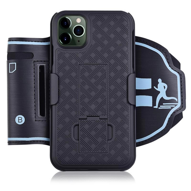 2in1 Detachable iPhone 11 Pro Max Sports Armband Black