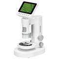 2-in-1 Handheld/Desktop Microscope for Kids with Slides Set - 1000x