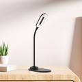 2-in-1 LED Desk Lamp with 15W Fast Wireless Charger - Black