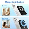 2-in-1 MagSafe Suction Cup Phone Holder with Ring - Black