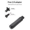2-in-1 Mini Tripod Selfie Stick for DJI, Insta360 and GoPro - Black