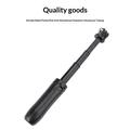 2-in-1 Mini Tripod Selfie Stick for DJI, Insta360 and GoPro - Black