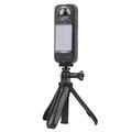 2-in-1 Mini Tripod Selfie Stick for DJI, Insta360 and GoPro - Black
