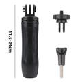2-in-1 Mini Tripod Selfie Stick for DJI, Insta360 and GoPro - Black
