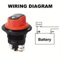 200A Battery Disconnect Switch for Boat, Car, RV, Truck and Motorcycle