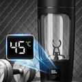 23652D Electric Protein Shaker Bottle 700ml - Black