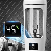 23652D Electric Protein Shaker Bottle 700ml - White