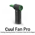 2UUL DA970 Cuul Fan Vac Pro 3-in-1 Turbine Fan Kit - 130000RPM Cooling, Cleaning, Vacuum Tool