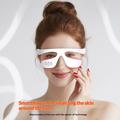 2nd Gen Wireless Eye Care Massager for Heat Compress/Red Light Therapy - White