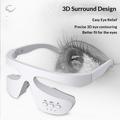 2nd Gen Wireless Eye Care Massager for Heat Compress/Red Light Therapy - White