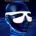 2nd Gen Wireless Eye Care Massager for Heat Compress/Red Light Therapy - White