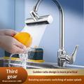 3-Mode 360 Rotatable Kitchen Faucet Aerator - Silver