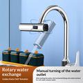 3-Mode 360 Rotatable Kitchen Faucet Aerator - Silver