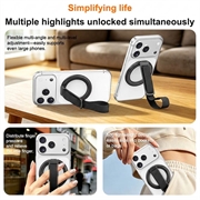 3-in-1 Magnetic Phone Grip Ring Stand