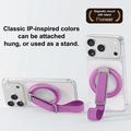 3-in-1 Magnetic Phone Grip Ring Stand - Purple