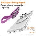 3-in-1 Magnetic Phone Grip Ring Stand - Purple