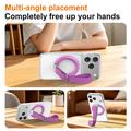 3-in-1 Magnetic Phone Grip Ring Stand - Purple