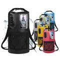 30L Waterproof Backpack with Clear Touch Pocket for Phone